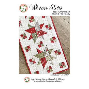 Woven Stars Table Runner Pattern, Image