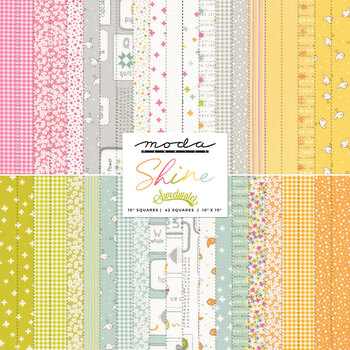 Shine  Layer Cake by Sweetwater for Moda Fabrics, Image