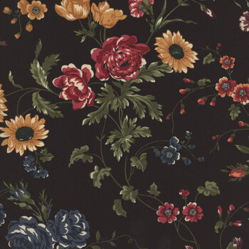 Daisy Lane 9760-19 Mulch by Kansas Troubles Quilters for Moda Fabrics, Image