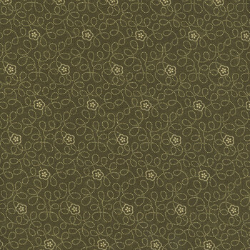 Daisy Lane 9762-15 Leaf by Kansas Troubles Quilters for Moda Fabrics, Image