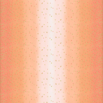 I Heart Ombre Metallic 10875-221M Coral by V and Co. for Moda Fabrics, Image