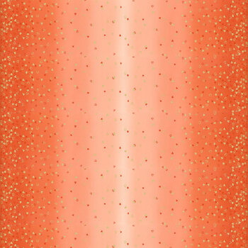 I Heart Ombre Metallic 10875-311M Tangerine by V and Co. for Moda Fabrics, Image