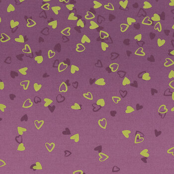 I Heart Ombre Metallic 10875-319M Mauve by V and Co. for Moda Fabrics, Image