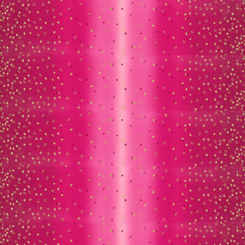 I Heart Ombre Metallic 10875-335M Pomegranate by V and Co. for Moda Fabrics, Image