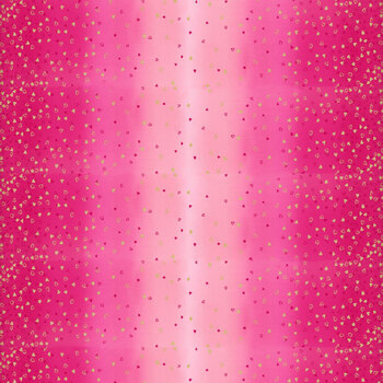 I Heart Ombre Metallic 10875-337M Fuchsia by V and Co. for Moda Fabrics, Image