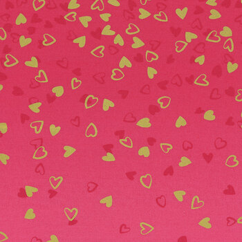 I Heart Ombre Metallic 10875-337M Fuchsia by V and Co. for Moda Fabrics, Image