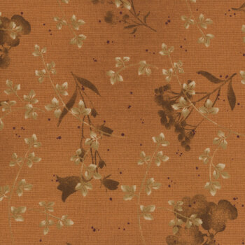 Where The Wind Blows Flannel F3332-35 Orange by Janet Rae Nesbitt for Henry Glass Fabrics