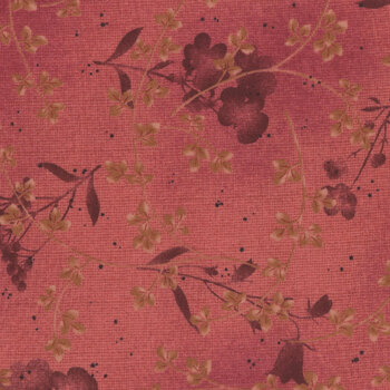 Where The Wind Blows Flannel F3332-88 Red by Janet Rae Nesbitt for Henry Glass Fabrics, Image