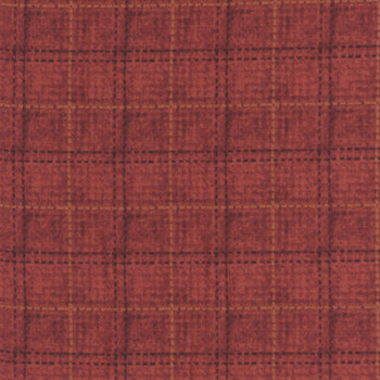 Where The Wind Blows Flannel F3334-88 Red by Janet Rae Nesbitt for Henry Glass Fabrics, Image