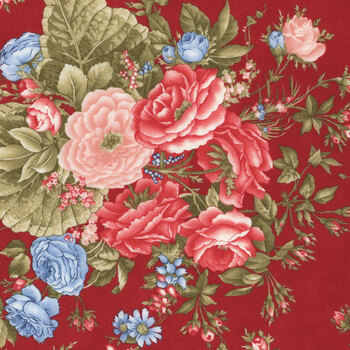 Grand Haven 14980-15 Crimson by Minick & Simpson for Moda Fabrics, Image