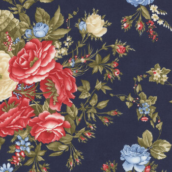 Grand Haven 14980-19 Navy by Minick & Simpson for Moda Fabrics, Image