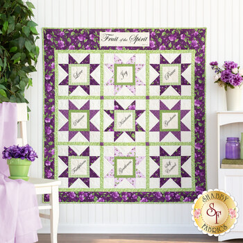  Fruit of the Spirit Panel Star Quilt Kit - Camille, Image