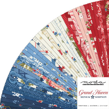 Grand Haven  Jelly Roll by Minick & Simpson for Moda Fabrics, Image