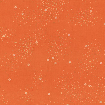 Dainty Daisy C665-PUMPKIN by Beverly McCullough for Riley Blake Designs, Image