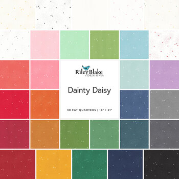 Dainty Daisy  30 FQ Set by Beverly McCullough for Riley Blake Designs, Image