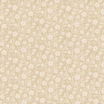 Cozy House A-1254-N Birch by Judy Jarvi for Andover Fabrics, Image