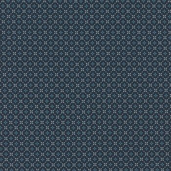 Cozy House A-1258-B Midnight by Judy Jarvi for Andover Fabrics