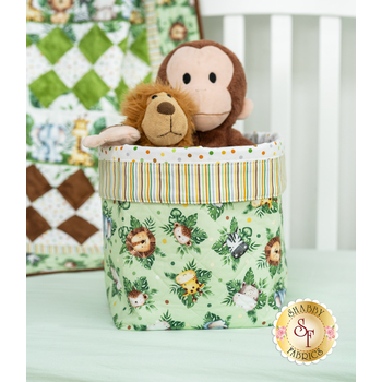  Fabric Basket Kit - Wee Safari, Image