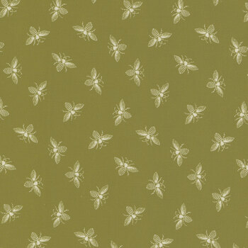 Petite Beehive A-1316-G Grass by Renee Nanneman for Andover Fabrics, Image