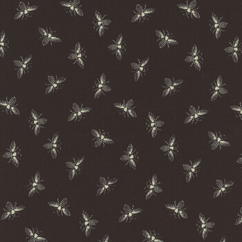 Petite Beehive A-1316-K Ebony by Renee Nanneman for Andover Fabrics, Image