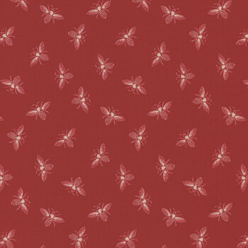 Petite Beehive A-1316-R Apple by Renee Nanneman for Andover Fabrics, Image