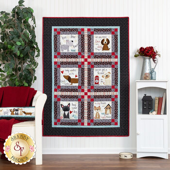  Paw-sitively Awesome Quilt & Pillow Kit, Image