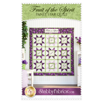 Fruit of the Spirit Panel Star Quilt Pattern - PDF Download , Image