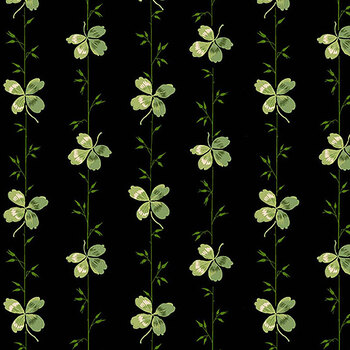 Little Clover A-1245-K Black by Andover Fabrics, Image