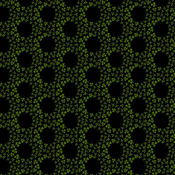 Little Clover A-1246-K Black by Andover Fabrics, Image