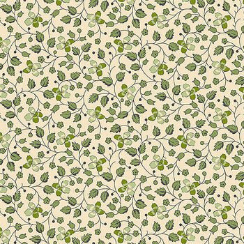 Little Clover A-1247-L White by Andover Fabrics, Image