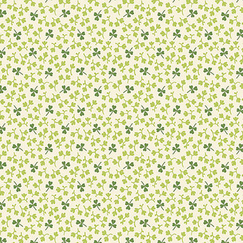 Little Clover A-1248-L White by Andover Fabrics, Image