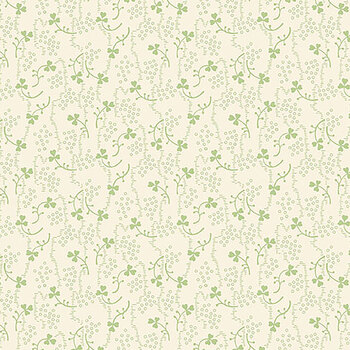 Little Clover A-1249-L White by Andover Fabrics, Image