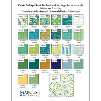 Color Collage Block of the Month Booklet, Image