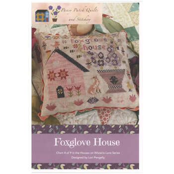 Foxglove House Cross Stitch Pattern, Image