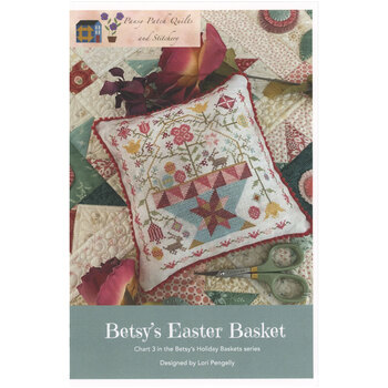 Betsy's Easter Basket Cross Stitch Pattern, Image