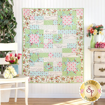  Comfort of Psalms Quilt Kit - Serene Garden, Image