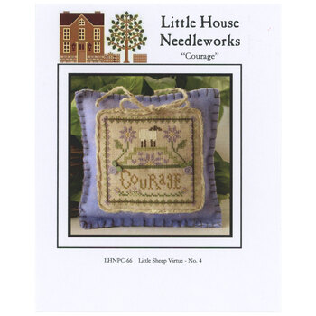 Little Sheep Virtue No. 4 - Courage Cross Stitch Pattern, Image