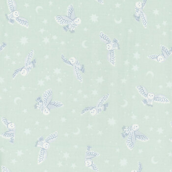 Twilight Creatures C15362-MINT Mint by Natalia Juan Abello for Riley Blake Designs, Image