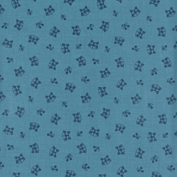 Twilight Creatures C15364-BLUE Blue by Natalia Juan Abello for Riley Blake Designs, Image
