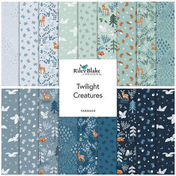 Twilight Creatures  Yardage by Natalia Juan Abello for Riley Blake Designs