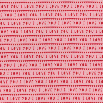 Sweetheart C15503-PINK I Love You by My Mind's Eye for Riley Blake Designs, Image