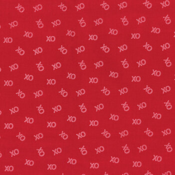 Sweetheart C15504-RED XO by My Mind's Eye for Riley Blake Designs, Image