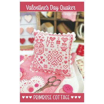 Valentine's Day Quaker Cross Stitch Pattern, Image