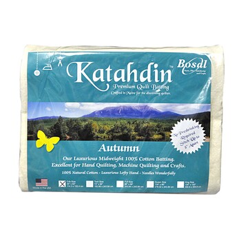 Katahdin Premium 100% Cotton Batting - Autumn 4oz - 45in x 60in, Image