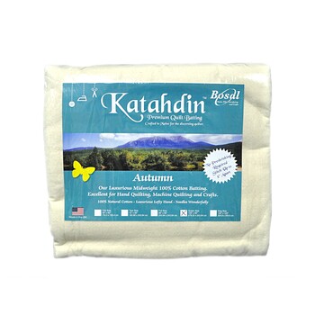 Katahdin Premium 100% Cotton Batting - Autumn 4oz - 108in x 90in, Image