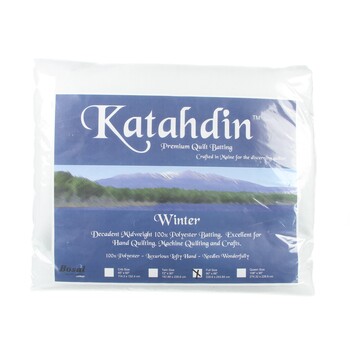 Katahdin Premium 100% Polyester Batting Winter 4.5oz 94in x 96in, Image