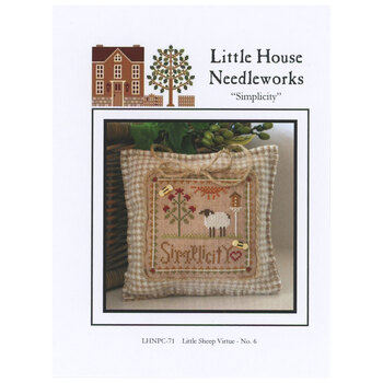 Little Sheep Virtue No. 6 - Simplicity Cross Stitch Pattern, Image