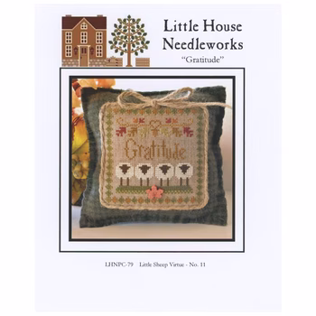 Little Sheep Virtue No. 11 - Gratitude Cross Stitch Pattern, Image