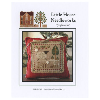 Little Sheep Virtue No. 12 - Joyfulness Cross Stitch Pattern, Image