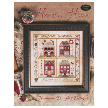 Heart and Home Sampler Cross Stitch Pattern, Image